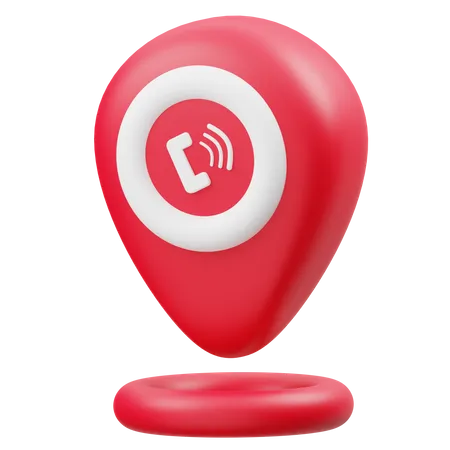 Call Location  3D Icon