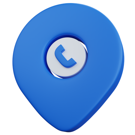 Call Location  3D Icon