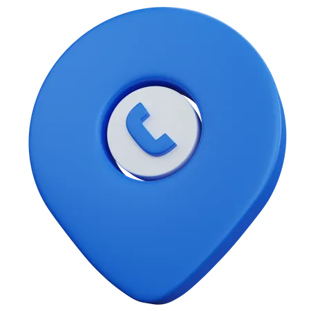 Call Location  3D Icon