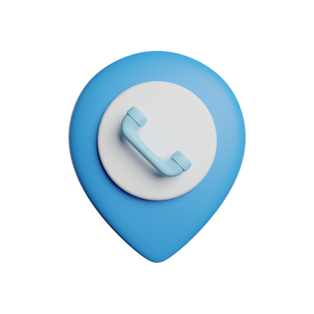 Call Location  3D Icon