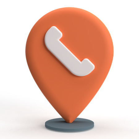 Call Location  3D Icon