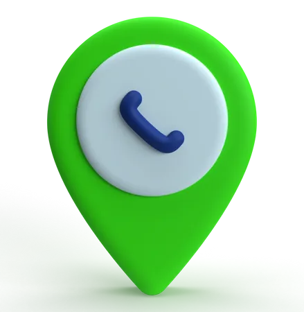 Call Location  3D Icon