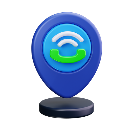 Call Location  3D Icon