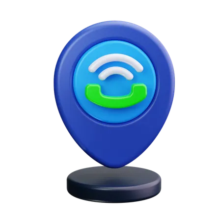 Call Location  3D Icon