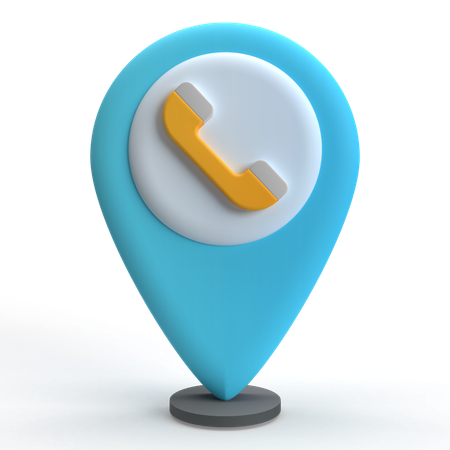 Call Location  3D Icon