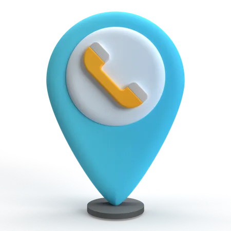 Call Location  3D Icon