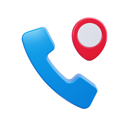 Call Location  3D Icon
