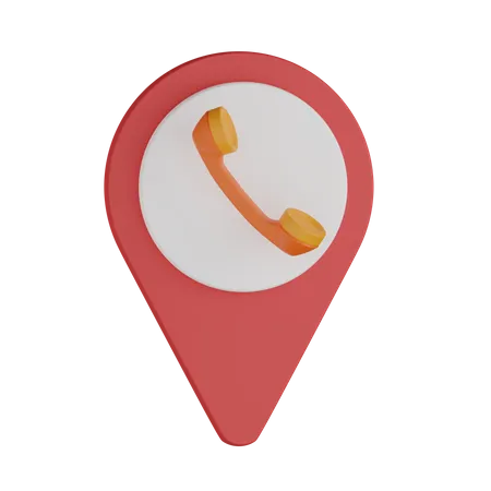 Call Location  3D Icon