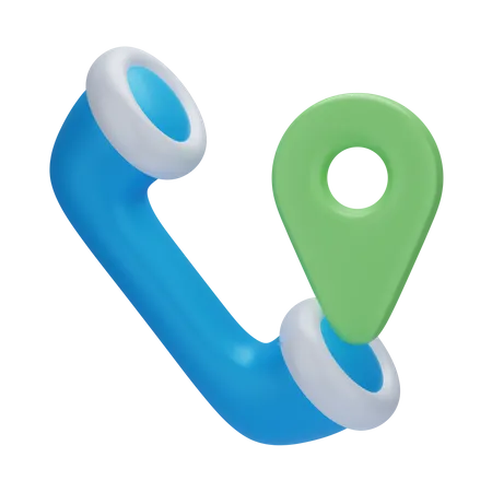 Call Location 3 D Customer Service 3D Icon