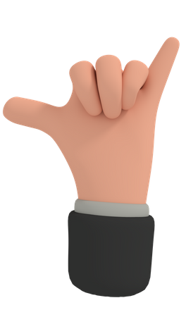 Call Me Gesture  3D Icon