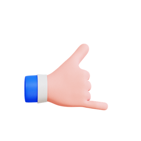 Call Me Gesture  3D Icon