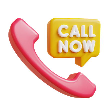 Call Now  3D Icon