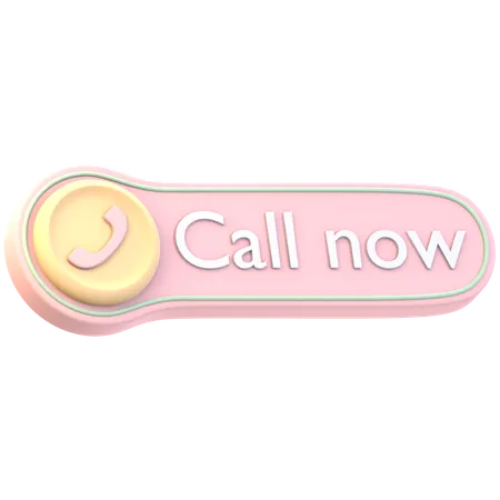 Call Now Phone  3D Icon