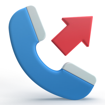 Call Outgoing  3D Icon
