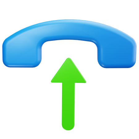 Call Outgoing  3D Icon