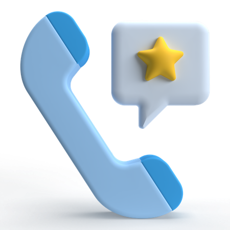 Call Review  3D Icon