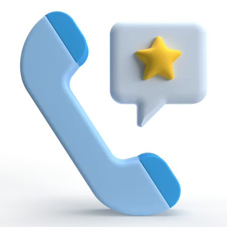 Call Review  3D Icon