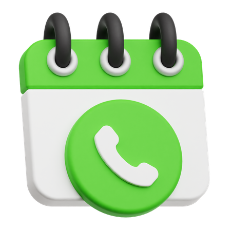 Call Schedule  3D Icon