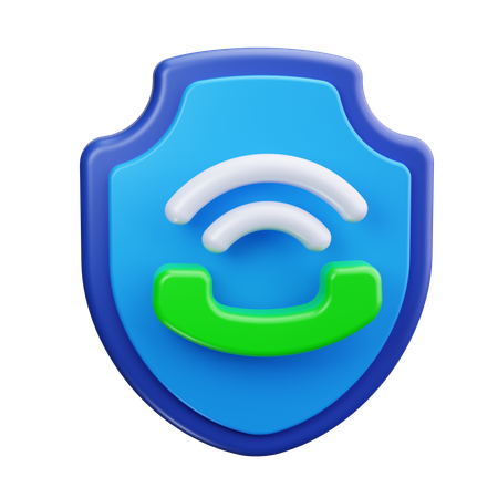 Call Security  3D Icon