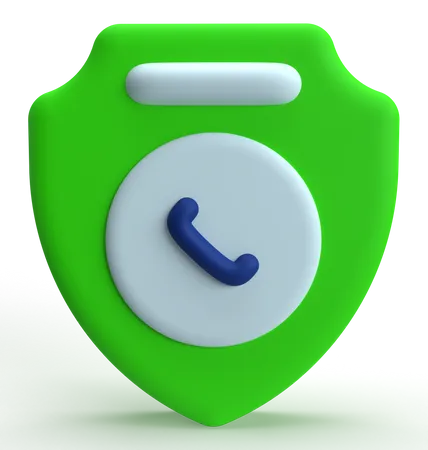 Call Security  3D Icon