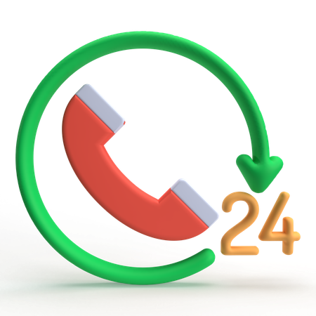 Call Service  3D Icon