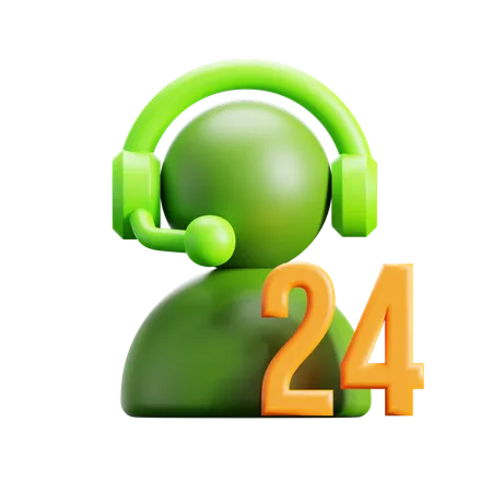 Call Service  3D Icon