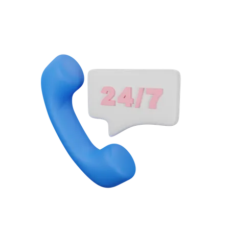 Call service  3D Icon