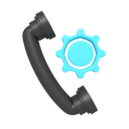 Call Setting  3D Icon