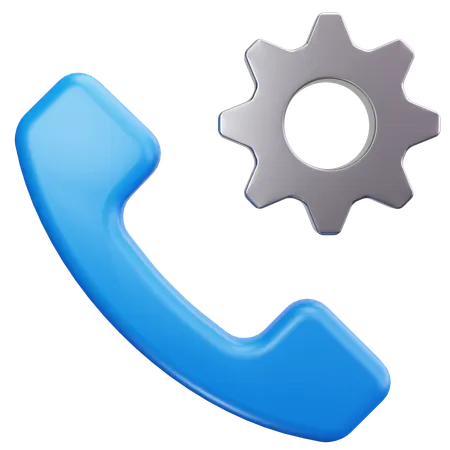 Call Settings 3D Icon