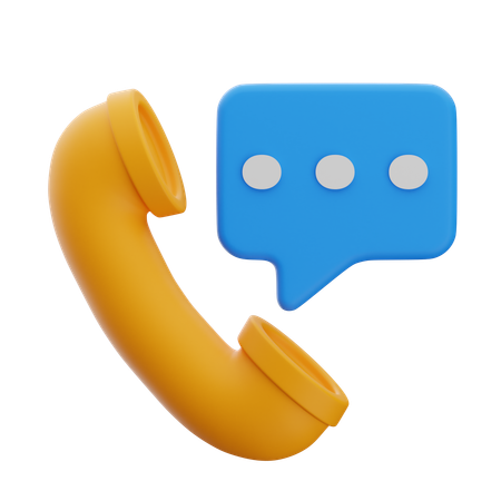 Call Support  3D Icon