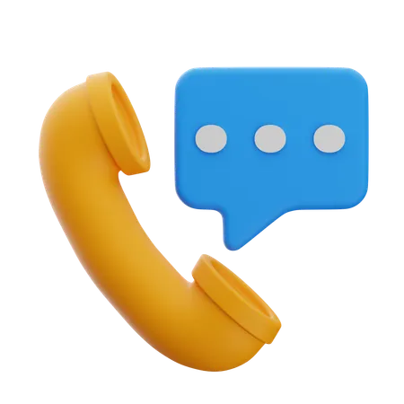 Call Support  3D Icon