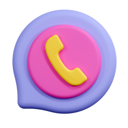 Call Talk  3D Icon
