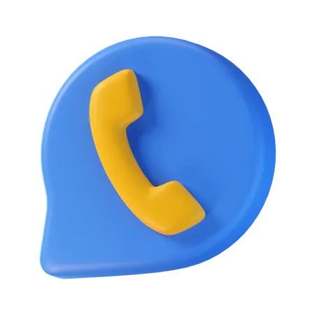 Call Talk  3D Icon