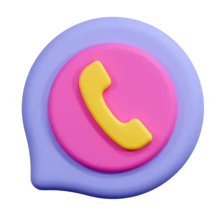 Call Talk  3D Icon