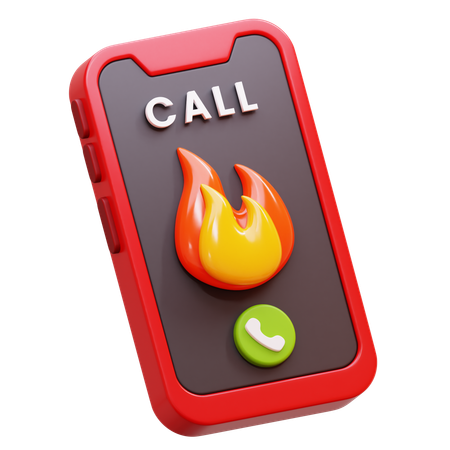 Call The Fire Department  3D Icon