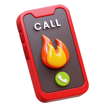Call The Fire Department  3D Icon