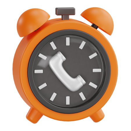 Call Time  3D Icon