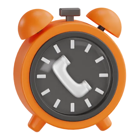 Call Time  3D Icon