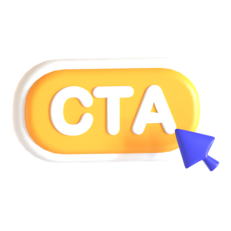 Call To Action  3D Icon