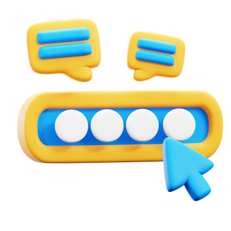 Call To Action  3D Icon