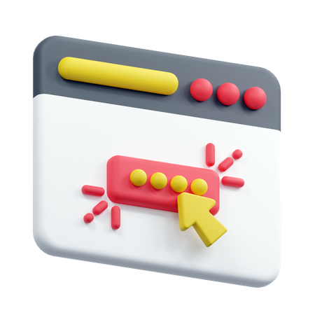 Call to action  3D Icon