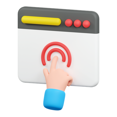 Call to action2  3D Icon