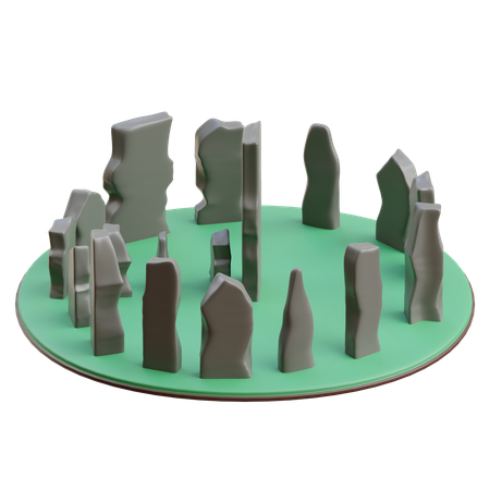 Callanish stones  3D Icon