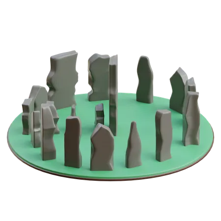 Callanish stones  3D Icon