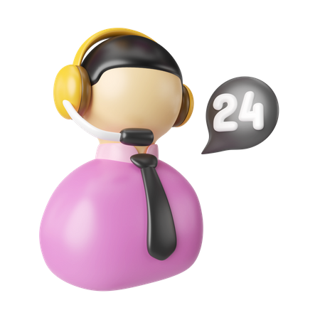 Call Center  3D Icon