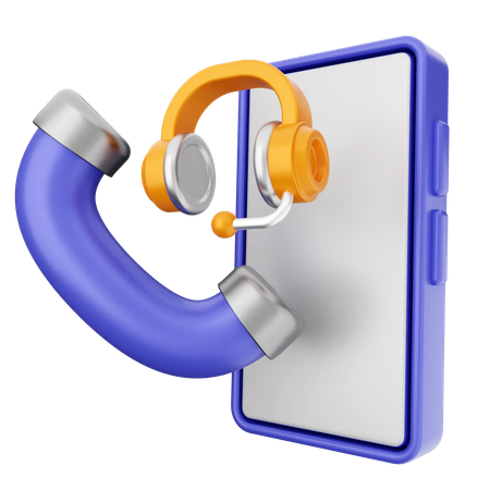 Callcenter-Helpdesk  3D Icon