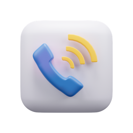 Calling App  3D Icon