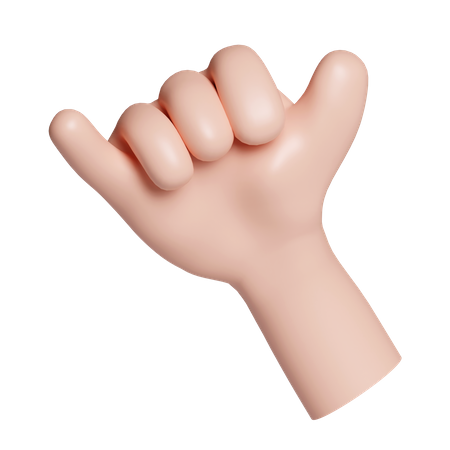 Calling Gesture  3D Icon