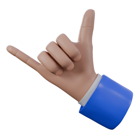 Calling Hand Gestures  3D Icon