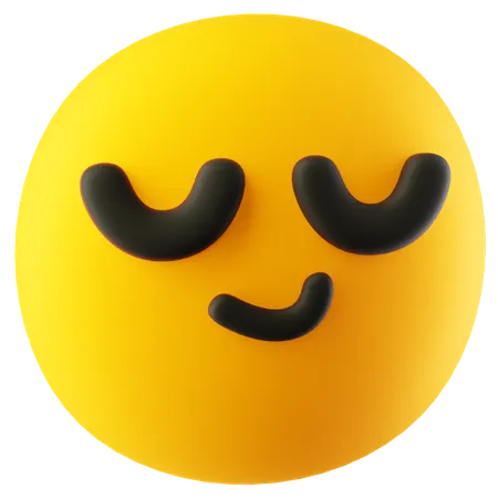 Calm emoji  3D Icon